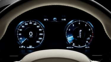 Volvo V90 estate official - dials