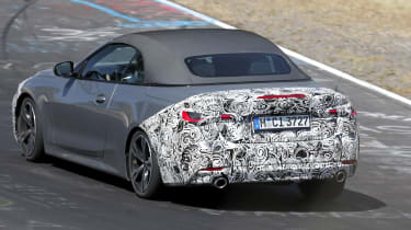 2024 BMW 4 Series cabrio - rear tracking 