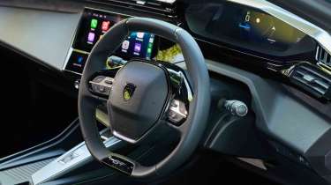 Peugeot E-308 - steering wheel detail