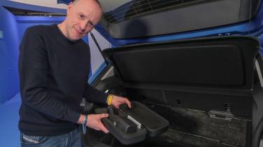 Phil McNamara and the Volkswagen ID Polo's boot