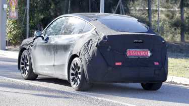 Tesla Model Y (Camouflaged) - rear cornering