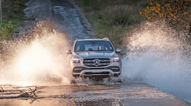 Mercedes GLE water splash
