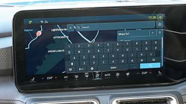 Ford Mustang's infotainment system displaying keypad