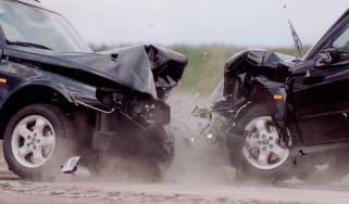 Saab crash, insurance, smash