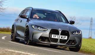 BMW M3 Touring Competition - front cornering