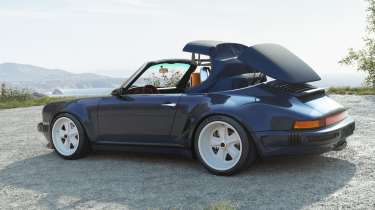Singer 911 Cabriolet - blue rear 3/4