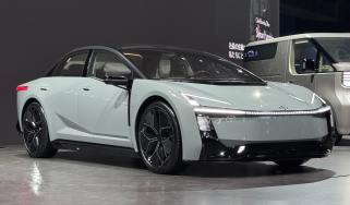 Toyota Corolla Concept - front angled on display Jordan Katsianis