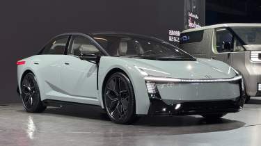 Toyota Corolla Concept - front angled on display Jordan Katsianis