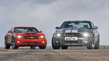 Shelby Mustang vs. Chevy Camaro