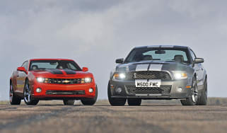 Shelby Mustang vs. Chevy Camaro