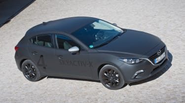 Mazda 3 Skyactiv-X prototype - front