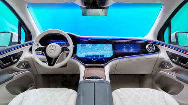 Mercedes EQS SUV - interior