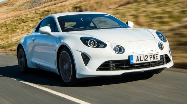 Alpine A110 Pure - front tracking