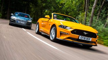 Ford Mustang Convertible vs Audi S5 Cabriolet