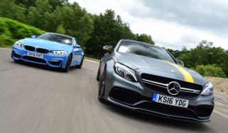 Mercedes-AMG C63 S Coupe vs BMW M4 - head-to-head