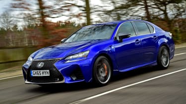 New Lexus GS F 2016 - front tracking 2