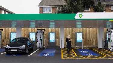 BP Pulse forecourt EV chargers