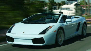 The stunning Gallardo Spyder was the first drop top variant of the supercar 