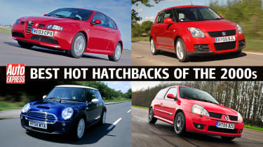 Best 2000s hot hatchbacks - header image