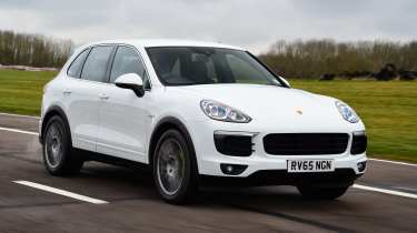 Porsche Cayenne - front tracking