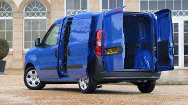 Fiat Doblo Cargo left side doors open