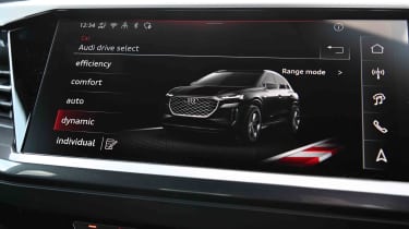 Audi Q4 e-tron - drive mode screen