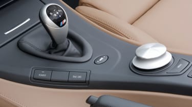 BMW M3 Convertible gearstick and iDrive
