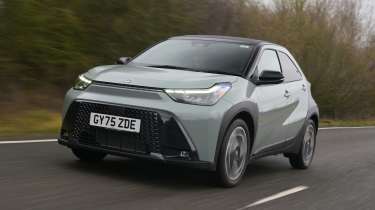 Toyota Aygo X - front tracking