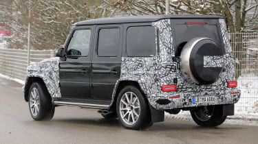 Mercedes G Class (camouflaged) - rear angled