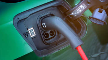 Vauxhall Astra Sports Tourer Electric - charging socket