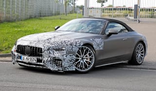 Mercedes SL spy shot