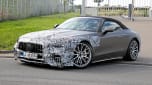 Mercedes SL spy shot