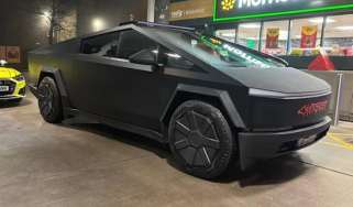 Matte black Tesla Cybertruck seized by Greater Manchester Police