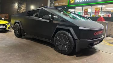 Matte black Tesla Cybertruck seized by Greater Manchester Police