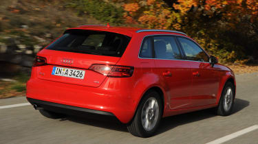 Audi A3 Sportback rear action