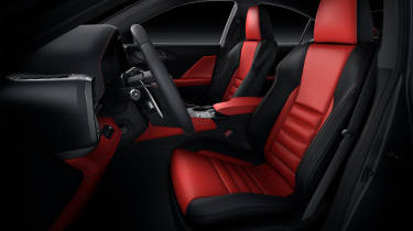 New Lexus IS - front seats