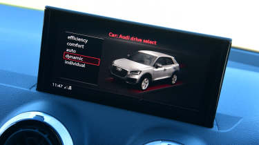 Audi SQ2 - infotainment screen