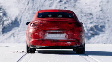 Mercedes CLA prototype - full rear