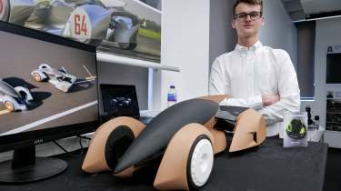 Future of car design - final year project, Track X - Race Training Vehicle, by Logan Greenway