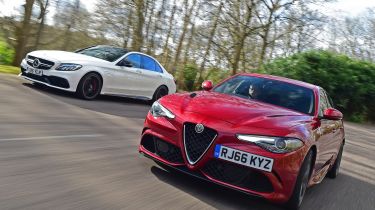 Alfa Romeo Giulia Quadrifoglio vs Mercedes-AMG C63