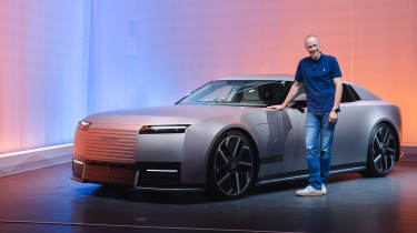 Jaguar Type 01 - Phil with the Jag
