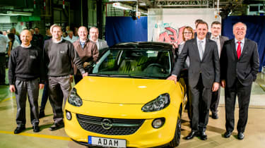 Vauxhall Adam starts official production