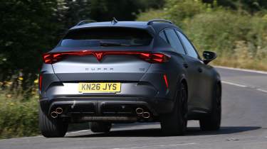 Cupra Formentor VZ5 2026 UK - rear cornering