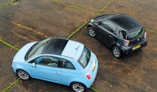 Fiat 500 TwinAir vs. Toyota iQ