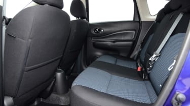 Nissan Note rear seats