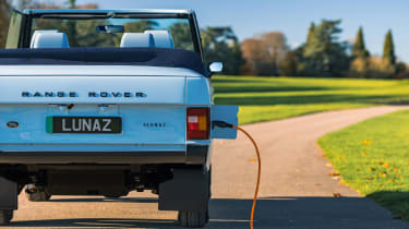 Lunaz Range Rover Classic - rear charging 