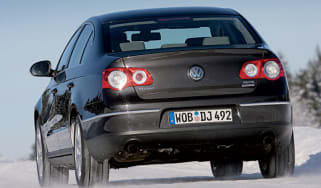 Rear view of Volkswagen Passat 4MOTION