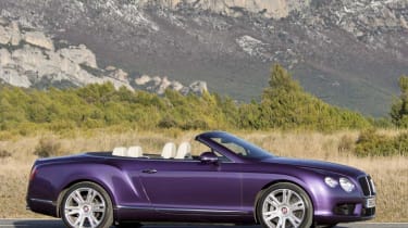 Bentley Continental GTC V8 profile