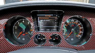 Bentley GTC Supersports dials