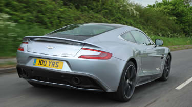 Aston Martin Vanquish Centenary Edition rear tracking